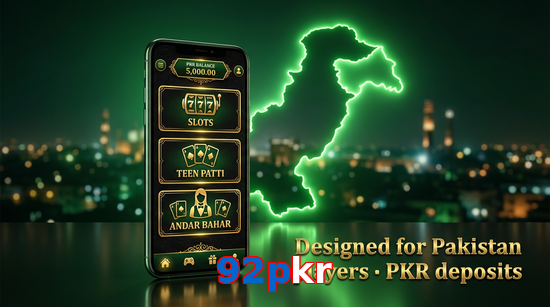 Main screen of 92Pkr pk page for PK players